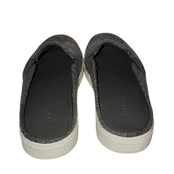 Vince Blair Gray Felt Sneaker Mules, 7 - Picture 6 of 8
